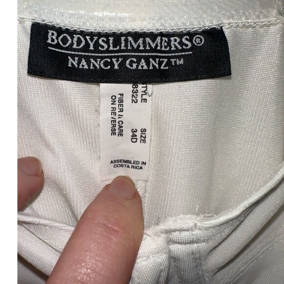 Nancy Ganz Body Slimmers 34D White Shapewear Slip Dress Underwire Bra Lingerie - Picture 4 of 9
